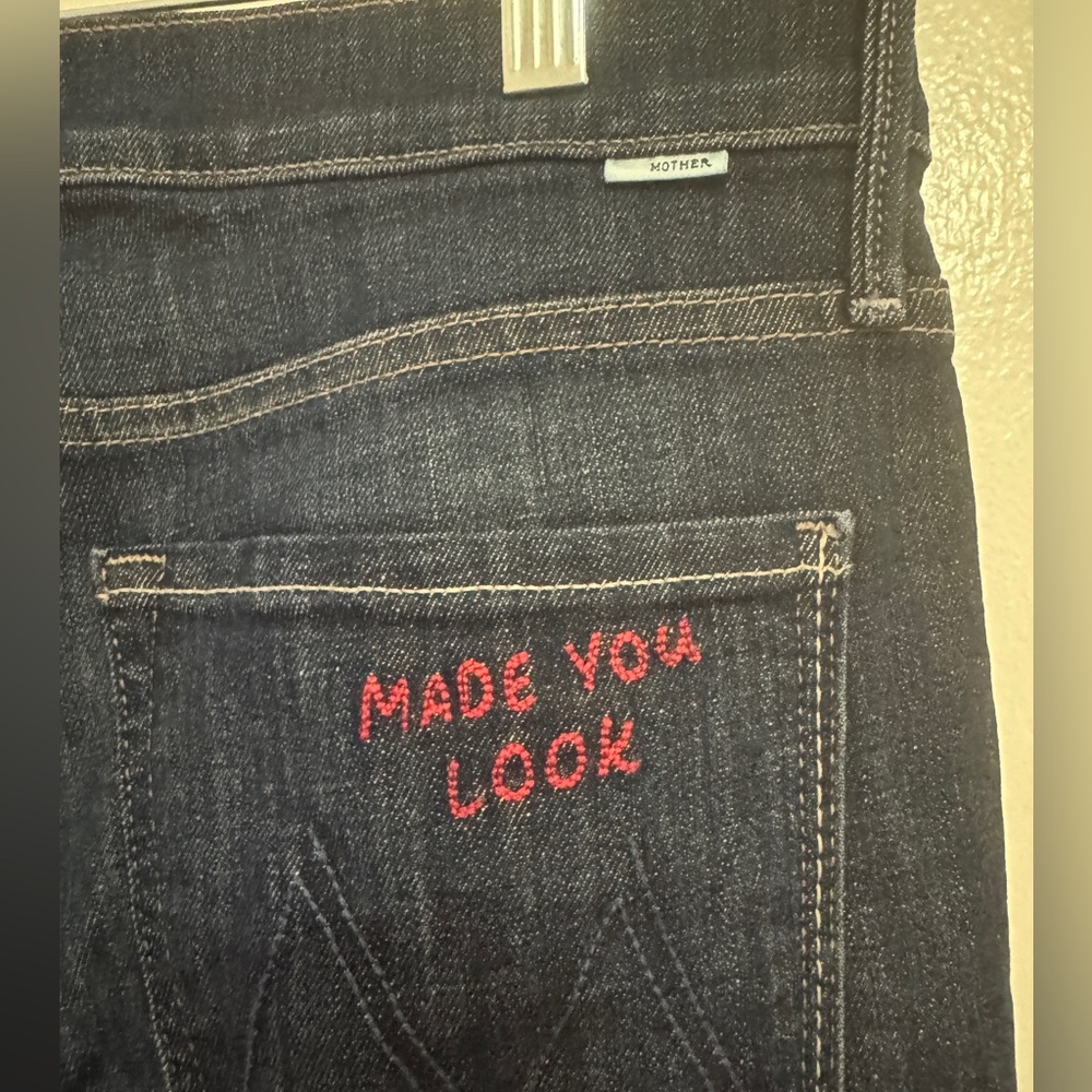 MOTHER Denim The Dazzler Mid-rise dark wash. Worn 5 times.